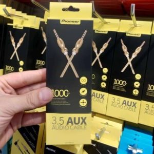 کابل AUX پایونییر فلزی پکدار _ کابل AUX پایونییر فلزی پکدار