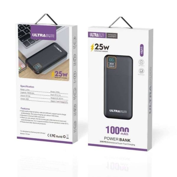 پاوربانک التراسور ۲۵ وات شارژ  p6+ _ پاوربانک التراسور ۲۵ وات شارژ  p6+