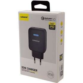 شارژر 20w گرند grand x10
